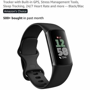 Fitbit Black Smartwatch with GPS
